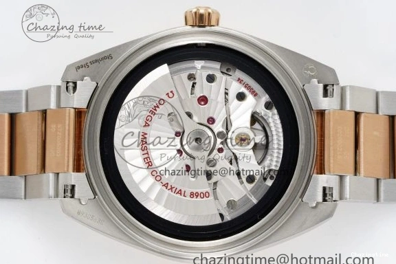 0127 Aqua Terra 150M SS RG JQK 1:1 Best Edition White Dial on SS RG Bracelet A OnTrend 7828